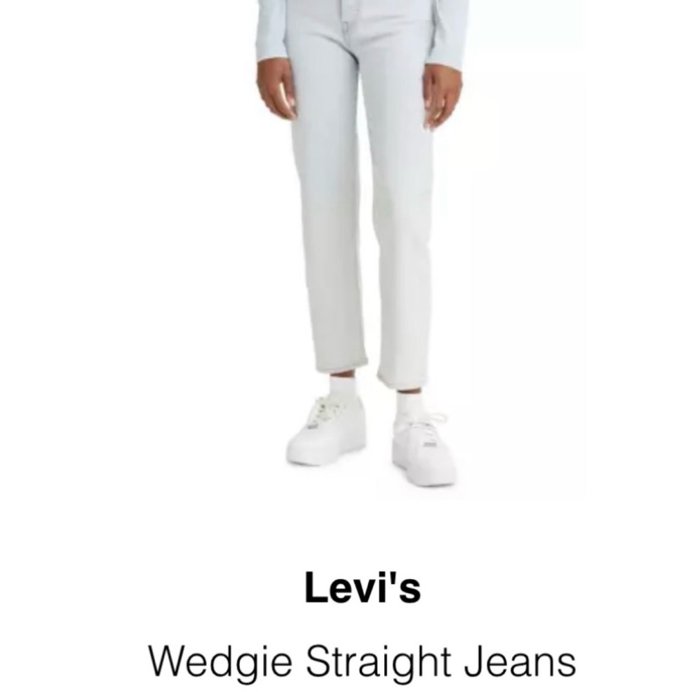 Levi's Wedgie Straight Jeans - light wash